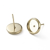 Brass Stud Earring Settings KK-L205-13G-A-1