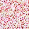 Opaque Glass Round Seed Beads GLAA-TAC0025-07B-06-3