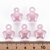 Transparent Crackle Acrylic Pendants LS-MACR-S373-63-L05-4