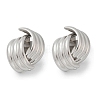304 Stainless Steel Stud Earrings EJEW-S265-04P-4