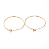 316 Surgical Stainless Steel Hoop Earring Findings LS-X-STAS-J025-01C-G-2