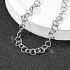 304 Stainless Steel Link Chain Bracelets for Women Men BJEW-A050-02P-2