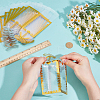 Folding Heart Print Transparent PVC Gift Packing Boxes CON-WH0085-192B-01-3