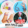 2380Pcs 28 Colors Transparent Acrylic Beads TACR-PH0001-87-5