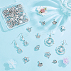 60Pcs 10 Style Alloy Pendants FIND-SC0005-21-4