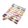 10Bundles 10 Colors Hand-woven Embroidery Cotton Threads PW-WG2F614-04-1