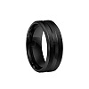 Grooved Stainless Steel Finger Rings for Men WG2ADDA-09-2