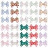 50Pcs 10 Colors UV Plating Transparent Acrylic Beads TACR-TA0001-90-2