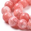 Natural Persian Jade Beads Strands G-D434-8mm-30-4