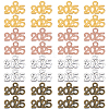 100Pcs 4 Colors Alloy Pendants FIND-SP0002-36-1