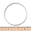 Fashion 201 Stainless Steel Bangle Sets BJEW-L664-024D-M-1-5