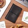 Rectangle Leather Travel Passport Wallet Cover AJEW-WH20007-03B-4