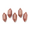 Faceted No Hole Synthetic Goldstone Double Terminated Points LS-G-K034-20mm-11-1