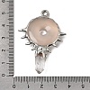 Natural & Synthetic Mixed Gemstone Big Pendants G-G466-02P-4