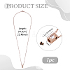 304 Stainless Steel with Clear Glass Rectangle Pendant Urn Ashes Necklaces for Women Men NJEW-WH0013-83RG-2