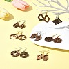 DIY Leaf Dangle Earring Making Kits DIY-FS0008-63B-9