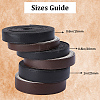 5M Flat Imitation Leather Cord LC-GF0001-05B-02-4