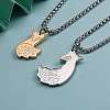 Stainless Steel Pendans Necklaces PW-WG38AEC-01-3