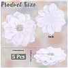 Polyester & Rhinestones Ornament Accessories DIY-WH20063-015D-2