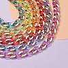 Plastic Curb Chain Necklaces NJEW-JN03550-2