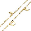 Butterfly Resin & Alloy Pendant Necklaces Set for Girl Women NJEW-JN03671-15