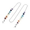 Natural Mixed Gemstone Chips Beaded Eyeglasses Chains GG-CJ724D-P-1