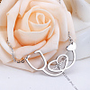 SHEGRACE Stainless Steel Pendant Necklaces JN075A-X-3