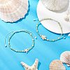 2Pcs Glass Seed Adjustable Braided Beaded Bracelets BJEW-JB11664-1