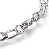 Tarnish Resistant 304 Stainless Steel Figaro Chain Bracelets BJEW-E369-08P-2