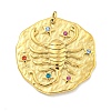 Real 18K Gold Plated PVD Vacuum Plating 304 Stainless Steel Pendants STAS-L278-003G-08-1