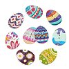 50Pcs 2-Hole Wood Buttons BUTT-CJC0004-02-8