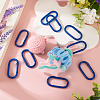 10Pcs Alloy Spring Gate Rings FIND-TA0009-25K-5