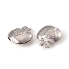 316 Surgical Stainless Steel Pendants STAS-G229-28P-2