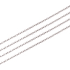 Anti-Tarnish Rhodium Plated 925 Sterling Silver Cable Chain STER-WH0011-04P-1