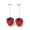 Zinc Alloy Rhinestone Stud Earrings LS-EJEW-E314-01G-4