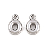 304 Stainless Steel Pendants STAS-S186-12O-P01-1
