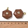 Natural & Synthetic Mixed Gemstone Faceted Pendants GG-CBA67BD-01G-4