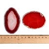 Dyed & Heated Natural Agate Slice Cabochons GG-CBAAF67-01H-3