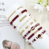 1 Set Handmade Polymer Clay Heishi Beads Stretch Bracelets Set BJEW-SZ0002-67B-02-5