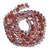 Crackle Glass Beads Strands X-CCG-C002-8mm-11-2