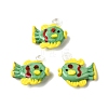 Handmade Lampwork Pendants LAMP-B035-01B-10-1