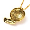 Men's Stainless Steel Pendant Necklaces NJEW-L459-02AGG-2