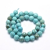 Natural Magnesite Beads Strands G-D0012-01D-2