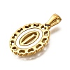 Golden 304 Stainless Steel Pendants STAS-K300-02G-I-2