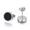 304 Stainless Steel Stud Earrings EJEW-L230-06-3