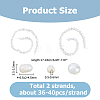 2 Strands 2 Styles Natural Cultured Freshwater Pearl Beads Strands PEAR-HS0001-25A-2