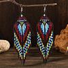 Bohemian Style Tassel Dangle Earrings ZD4667-1