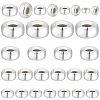   35Pcs 4 Style 925 Sterling Silver Spacer Beads STER-PH0001-71-1