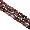 GOMAKERER 2 Strands 2 Styles Natural Rhodonite Beads Strands G-GO0001-30-1