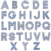 52Pcs 26 Styles Alloy Rhinestone Slide Charms FIND-SC0009-81A-1